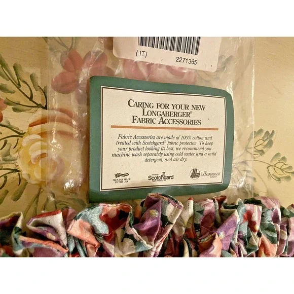 Longaberger Garter Medium Petunia #2271365 ~ New Old‎ Stock!! - Picture 2 of 5